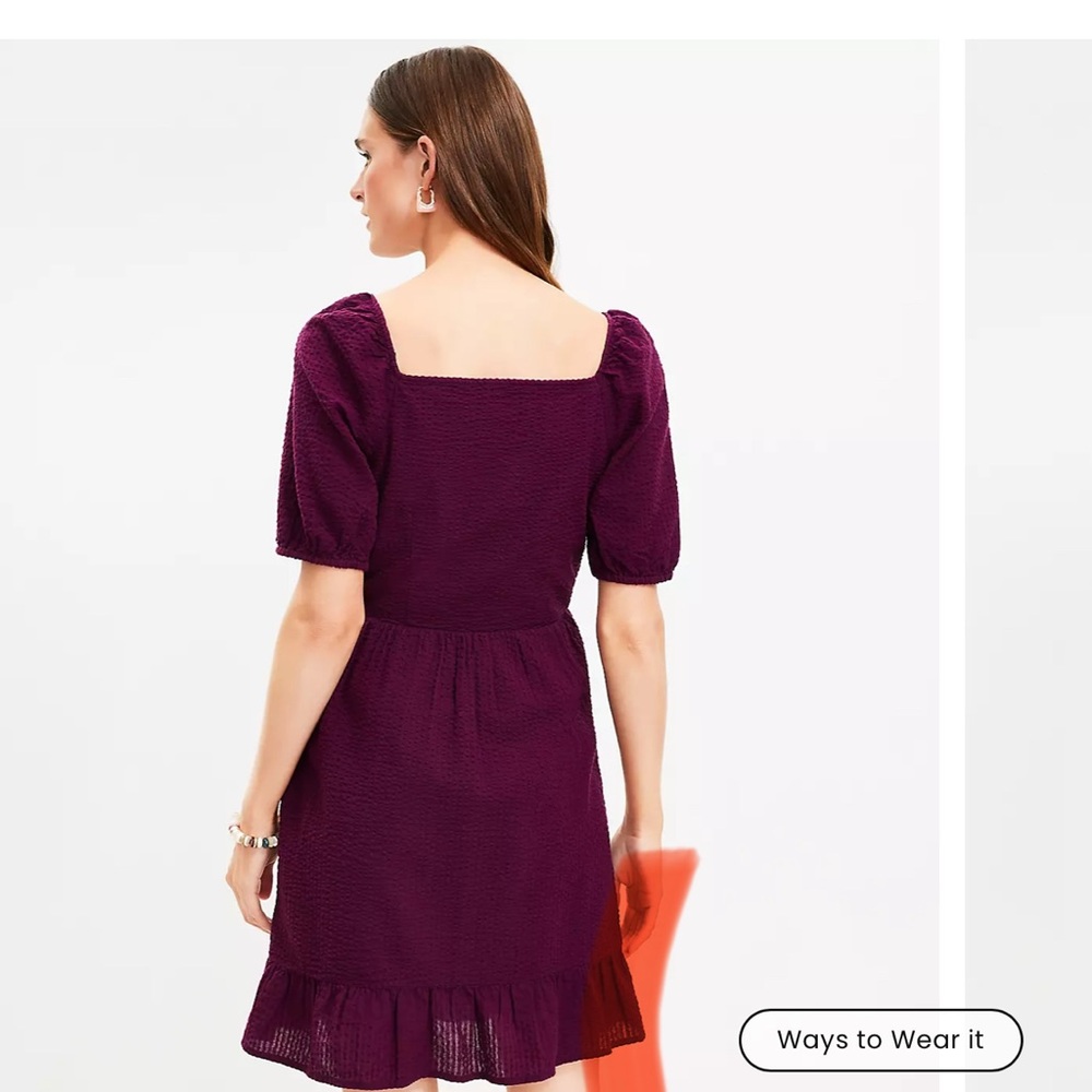 Elegant Purple Women's Dress